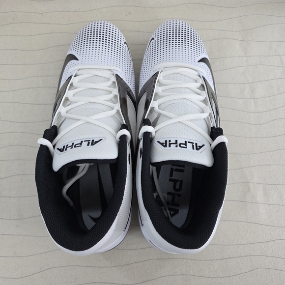 Nike Mens Air Alpha Menace 4 Pro Football Cleats Black White FZ7702-105 Sz 12.5 main image 10